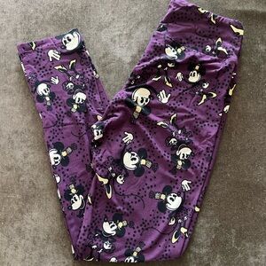 Lularoe Purple Minnie Mouse Leggings